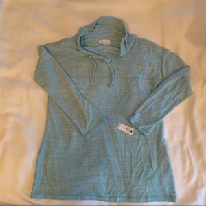 Talbots sweatshirt size M with tie neck.